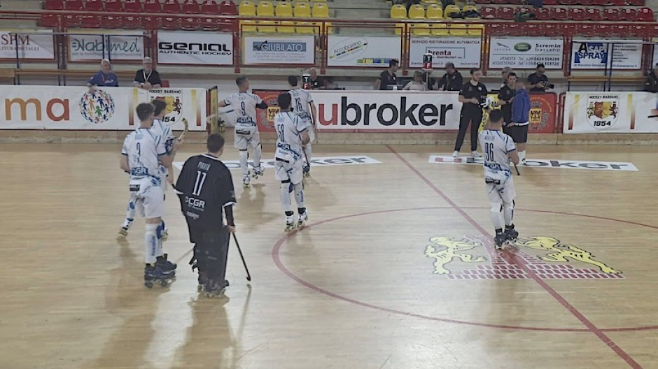 Azzurra Hockey Novara, sconfitta a Bassano in gara 1 dei quarti di finale dei playoff